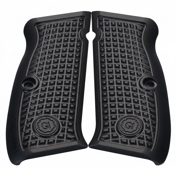 CZ-75 FRAG Grips, Full-Size, Aluminum, Black