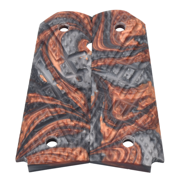 1911 Grips, Full-Size, Shredder, Flat Bottom (SG-142)