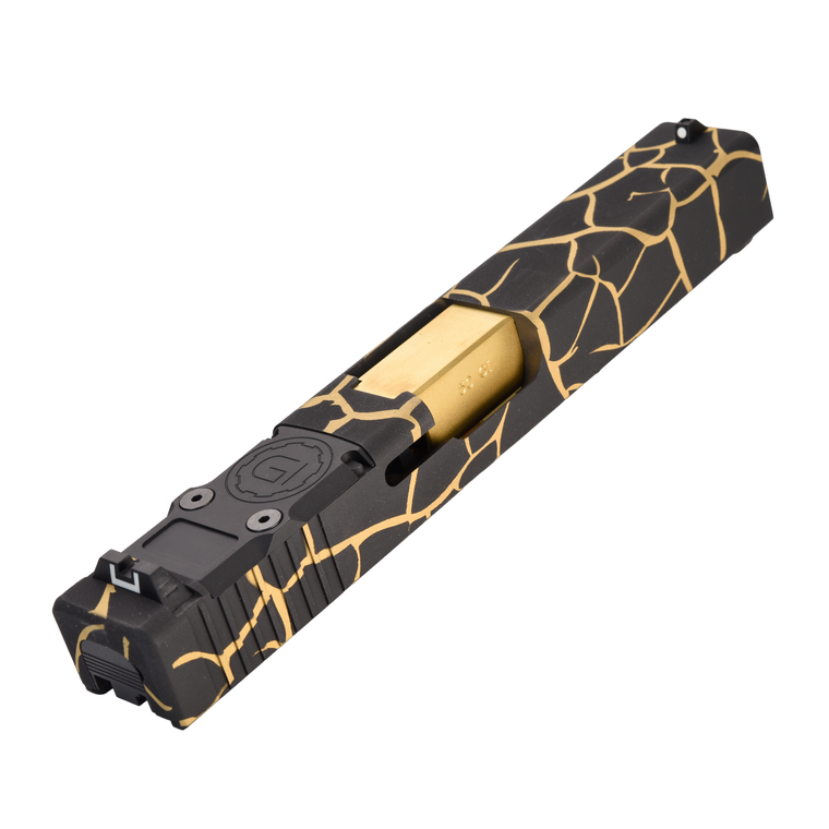 .50 GI™ Drop-In Conversion for Glock® Pistols, Gen 3 (Black / Gold Crackle | RMR Plate)