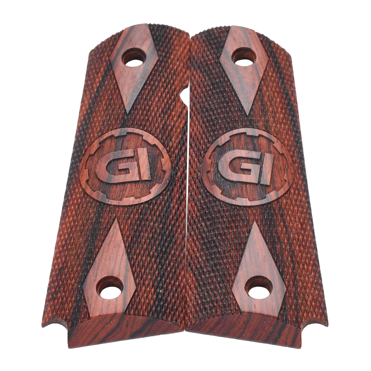1911 Grips, Full-Size, Cocobolo, Beveled Bottom (EW1-178)