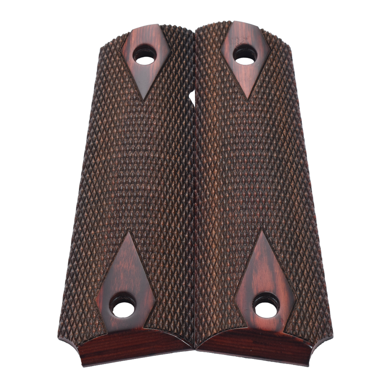 1911 Grips, Full-Size, Rosewood Composite, Beveled Bottom (EW1-243)