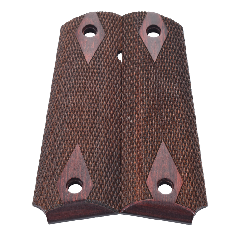 1911 Grips, Full-Size, Rosewood Composite, Beveled Bottom (EW1-248)