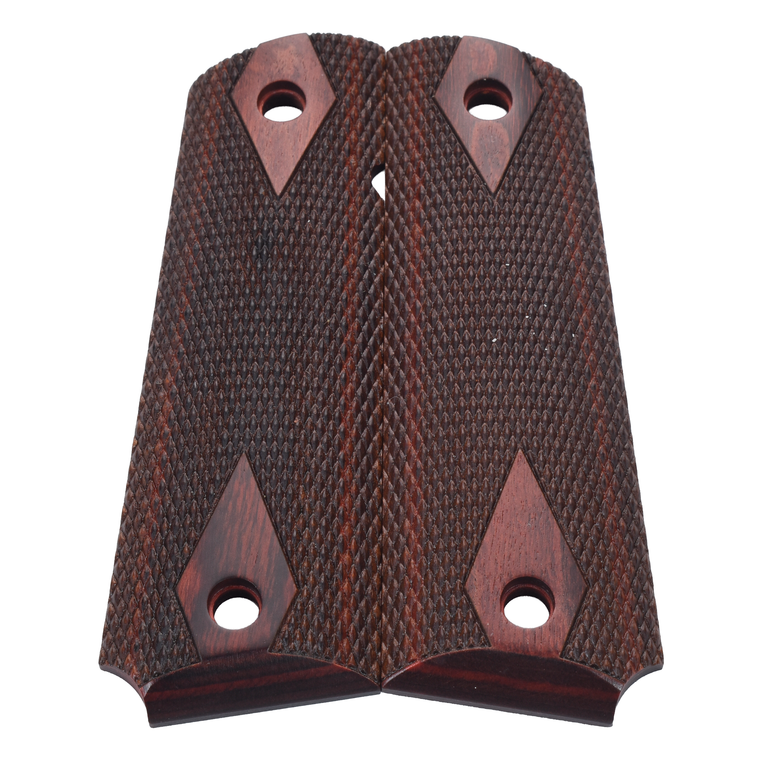 1911 Grips, Full-Size, Rosewood Composite, Beveled Bottom (EW1-254)