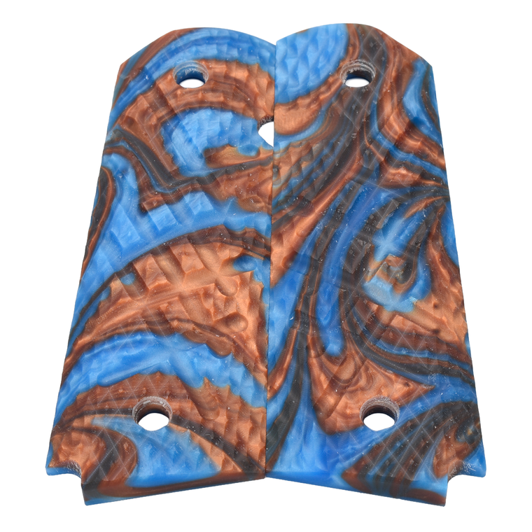 1911 Grips, Full-Size, Shredder, Flat Bottom (SG-130)