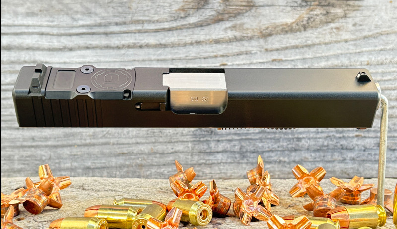 Gen 3 .50GI Drop-In Conversion for Glock® Pistols (Melonite w/ RMR Plate) Gen 3 .50GI Drop-In Conversion for Glock® Pistols (Melonite w/ RMR Plate)