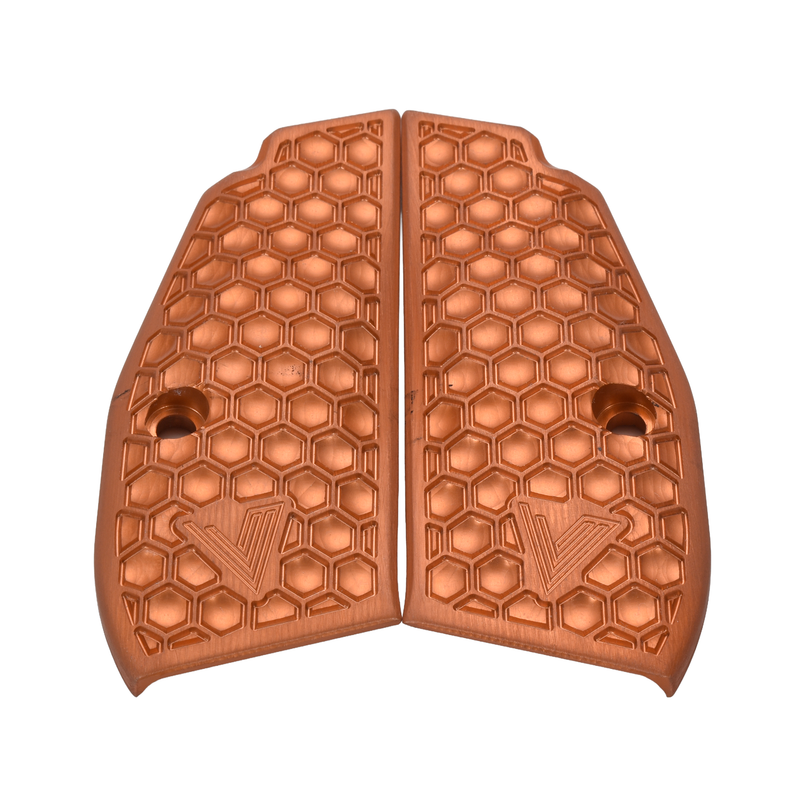 CZ-75 Grips, Compact, Aluminum, Vytal Krakens, Palm Swell (EW2-050)