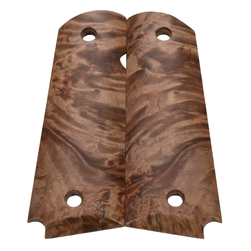 1911 Grips, Full-Size, Red Bay, Beveled Bottom (EW1-238)