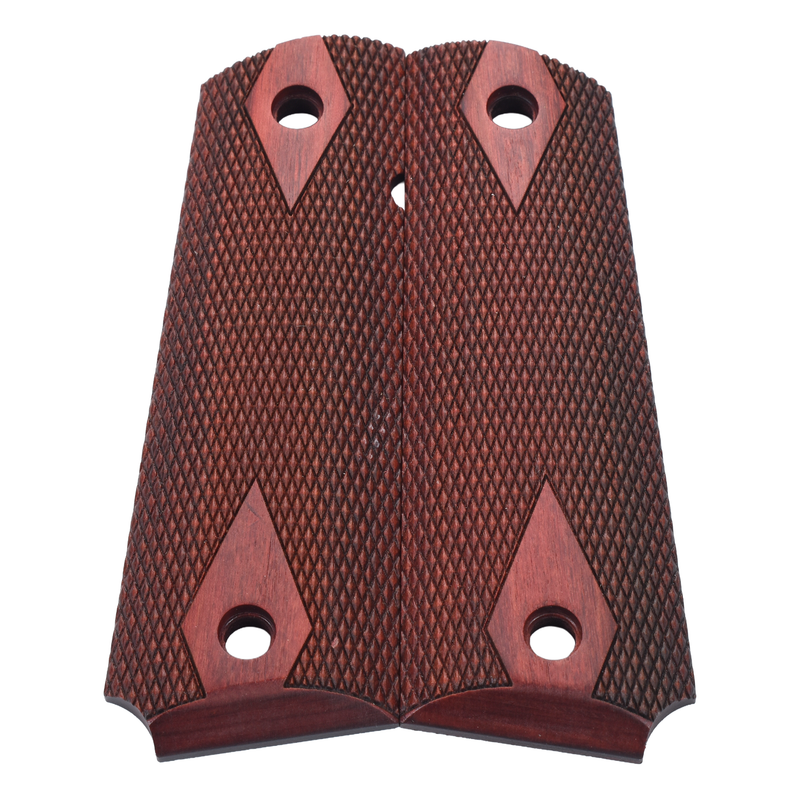 1911 Grips, Full-Size, Rosewood Composite, Beveled Bottom (EW1-244)