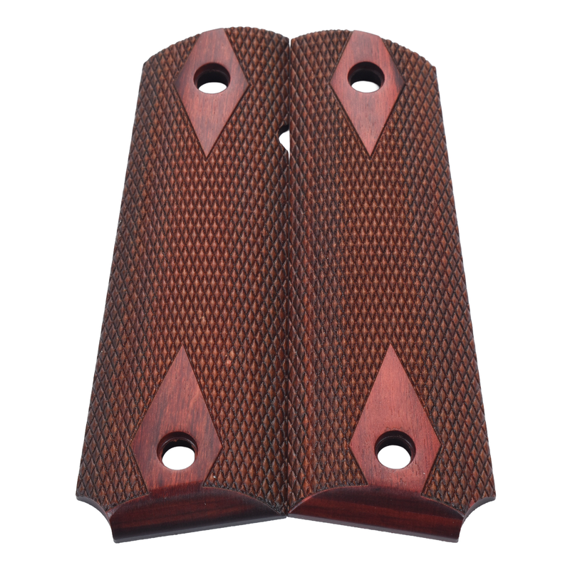 1911 Grips, Full-Size, Rosewood Composite, Beveled Bottom (EW1-246)