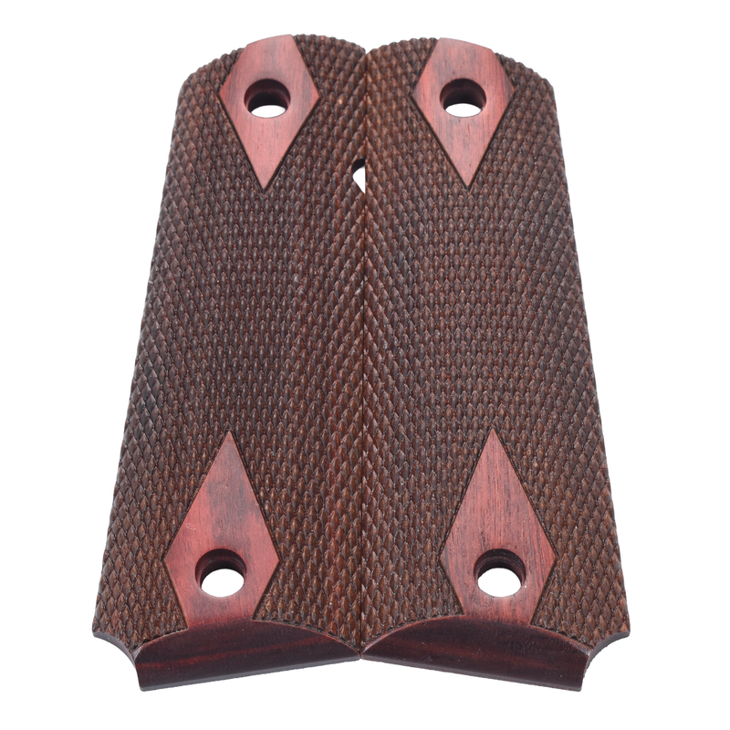 1911 Grips, Full-Size, Rosewood Composite, Beveled Bottom (EW1-250)