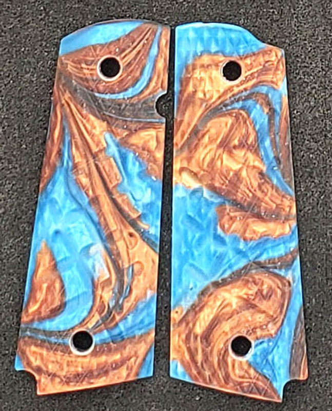 Shredder Grips Government Flat Bottom- Multi Colored (139) Shredder Grips Government Flat Bottom- Multi Colored (139)