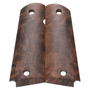 1911 Grips, Full-Size, Claro Walnut Burl, Beveled Bottom (EW1-220)