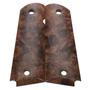 1911 Grips, Full-Size, Claro Walnut Burl, Beveled Bottom (EW1-221)