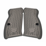 CZ-75 FRAG Grips, Compact, Aluminum, Gunmetal Gray