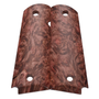 1911 Grips, Full-Size, Maple Burl, Beveled Bottom (EW1-234)