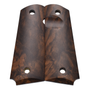 1911 Grips, Full-Size, Claro Walnut Burl, Beveled Bottom (EW1-239)
