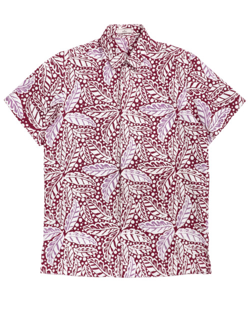 Standard Short Sleeves Shirt - Red Andong