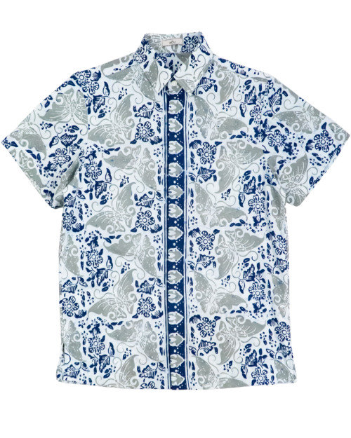 Standard Short Sleeves Shirt - Green Papillon