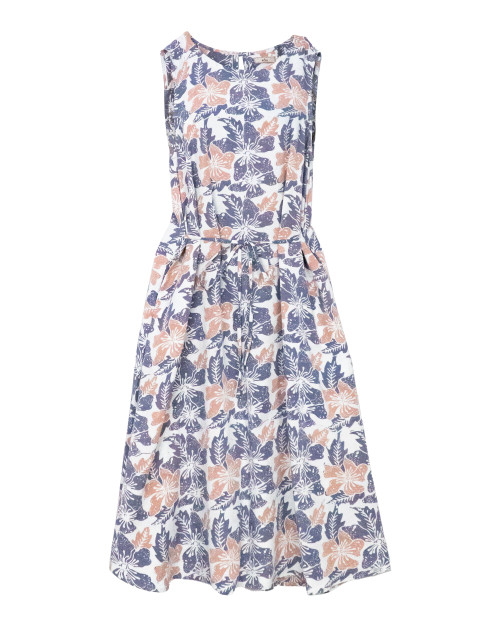 No Sleeve Flare Relax Dress - Hibiscus Gray
