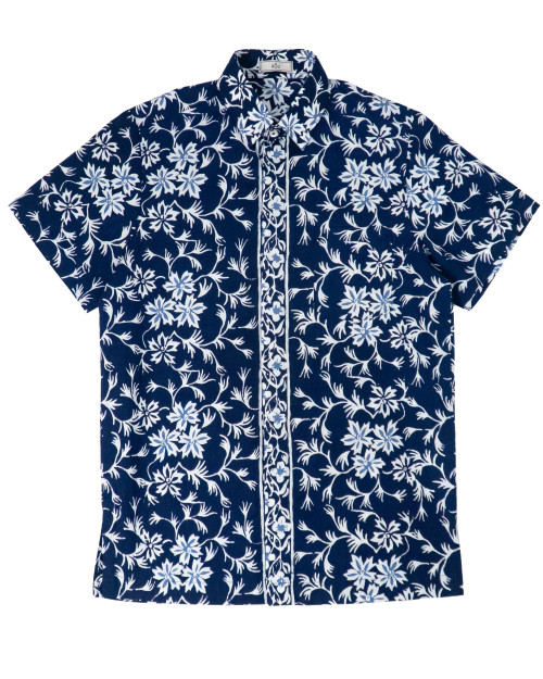 Standard Short Sleeves Shirt - Navy Anyelir