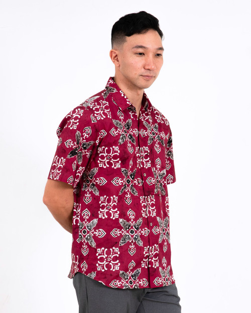 Casual Short Sleeves Shirt - Rosewood Relic