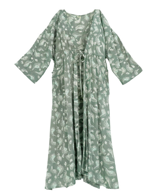 Long Outerwear - Feather in Sage