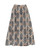 Flare Skirt - Kawung Twist in Brown