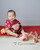 Kids Kimono -Red x Purple (Special Collection)