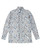 Standard Long Sleeves Shirt - Flowery Kawung on Gray
