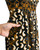 Pencil Dress - Dancing Lotus on Black