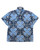 Boys Batik Shirt - Blue Kawung