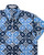 Boys Batik Shirt - Blue Kawung