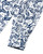 Standard Long Sleeves Shirt - Navy Lung-Lungan  on White
