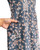 Flare V-Neck Dress - Gray Anyelir