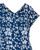 Flare V-Neck Dress - Navy Anyelir