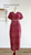 Puff Sleeves Dress - Red Truntum