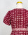 Puff Sleeves Dress - Red Truntum