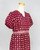 Puff Sleeves Dress - Red Truntum