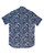 Casual Short Sleeves Shirt - Navy Peony