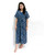 Home Dress - Flower Buds on Navy