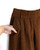 Buttoned Lurik Wide Pants - Brown