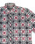 Standard Long Sleeves Shirt - Red Black Kawung