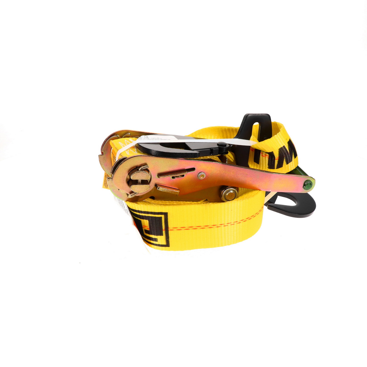 2″ x 27’ Ratchet Strap w/Twisted Snap Hooks & Long/Wide Handle