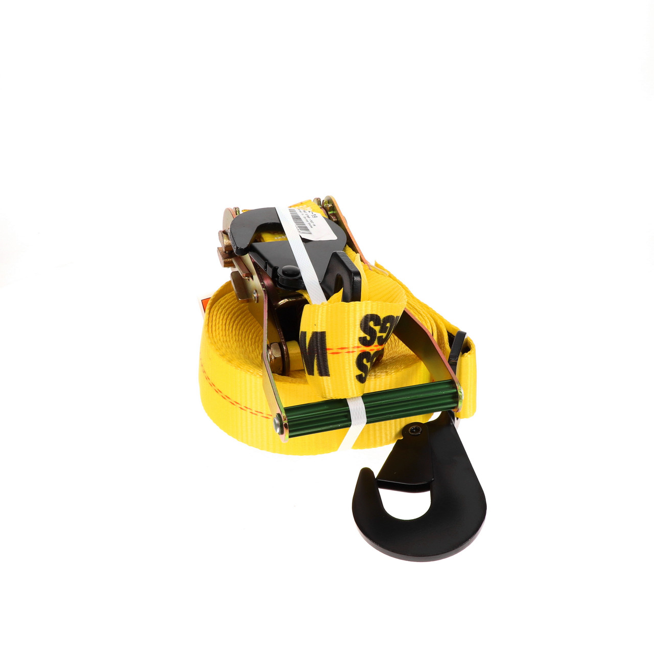 2″ x 30’ Ratchet Strap w/Twisted Snap Hooks & Long/Wide Handle