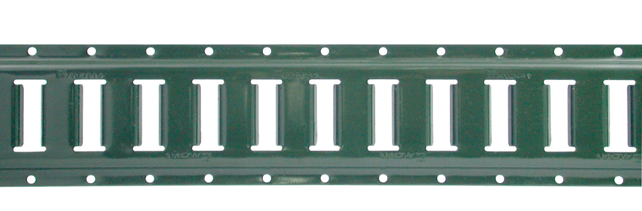 10’ Series E Gray Powder Coated Horizontal Logistic Track