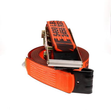 3″ x 27’ Ratchet Strap w/Flat Hooks & Long/Wide & X-Treme Webbing