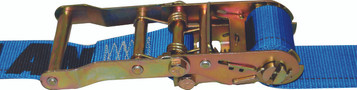 20' Tension Limiting Ratchet Low-Profile Strap w/Spring E Fittings