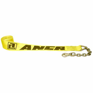 4″ x 25’ Adjustable End Strap w/Chain Anchor