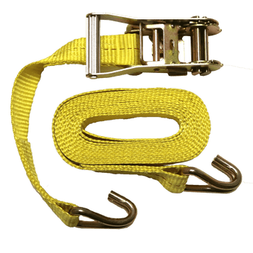 1.5” x 16’ Ratchet Tie-Down w/J-Hooks, Bulk Bin