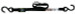 Original Black Motorcycle Tie-Down, 2 Pack Original Black Motorcycle Tie-Down, 2 Pack